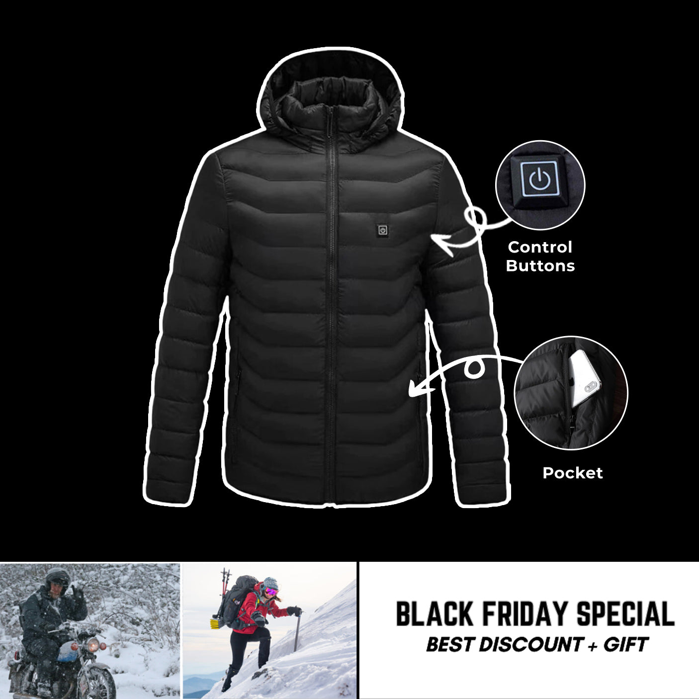 Multi-level Heated Jacket